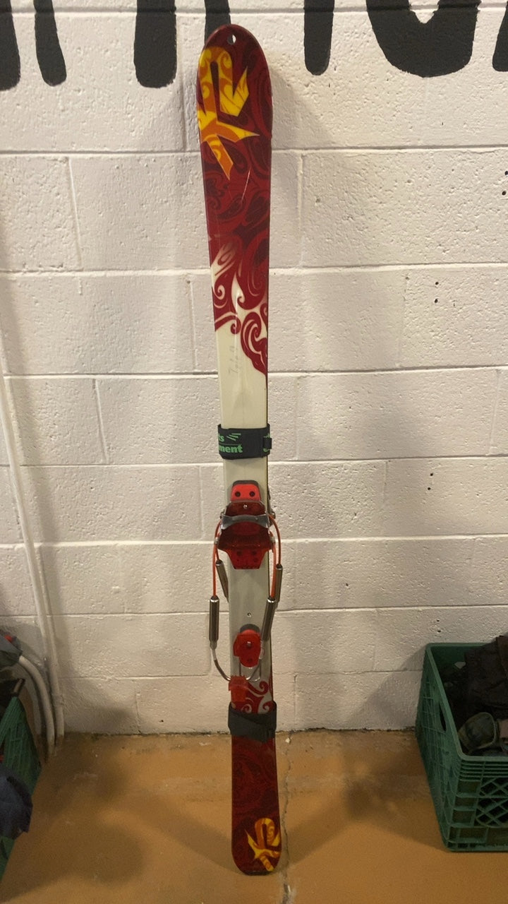 K2 Schi Devil Skis 160cm White/Red