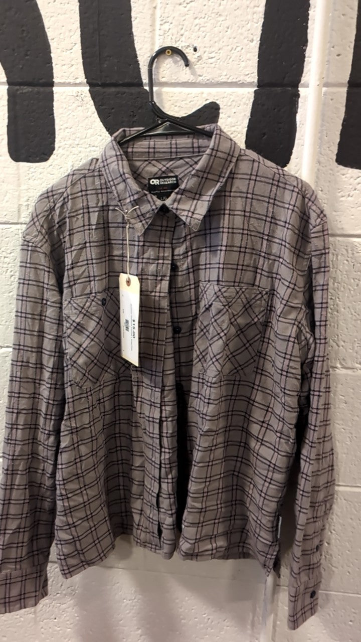 Outdoor Research Flannel L Grey/Pink