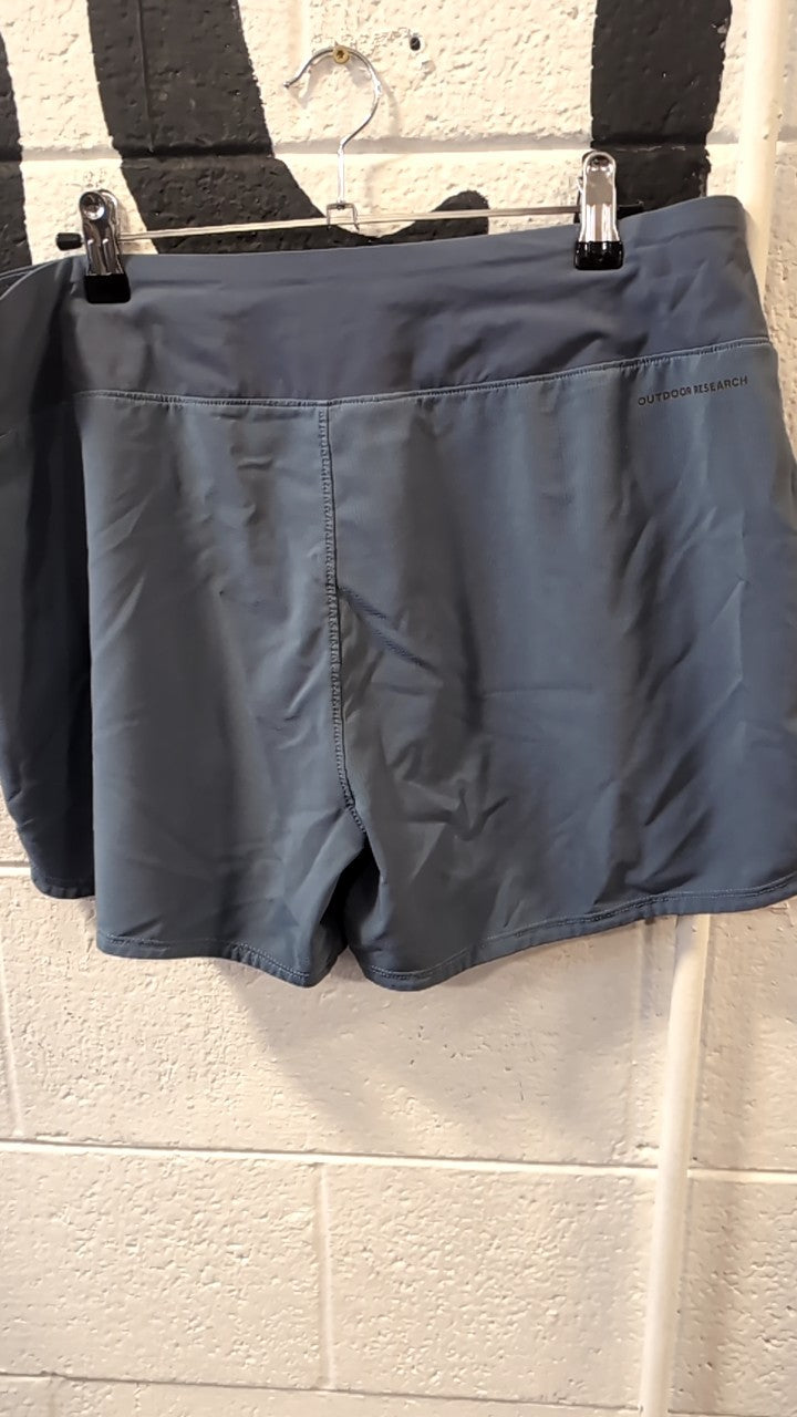 Outdoor Research Running Shorts L Blue Astro