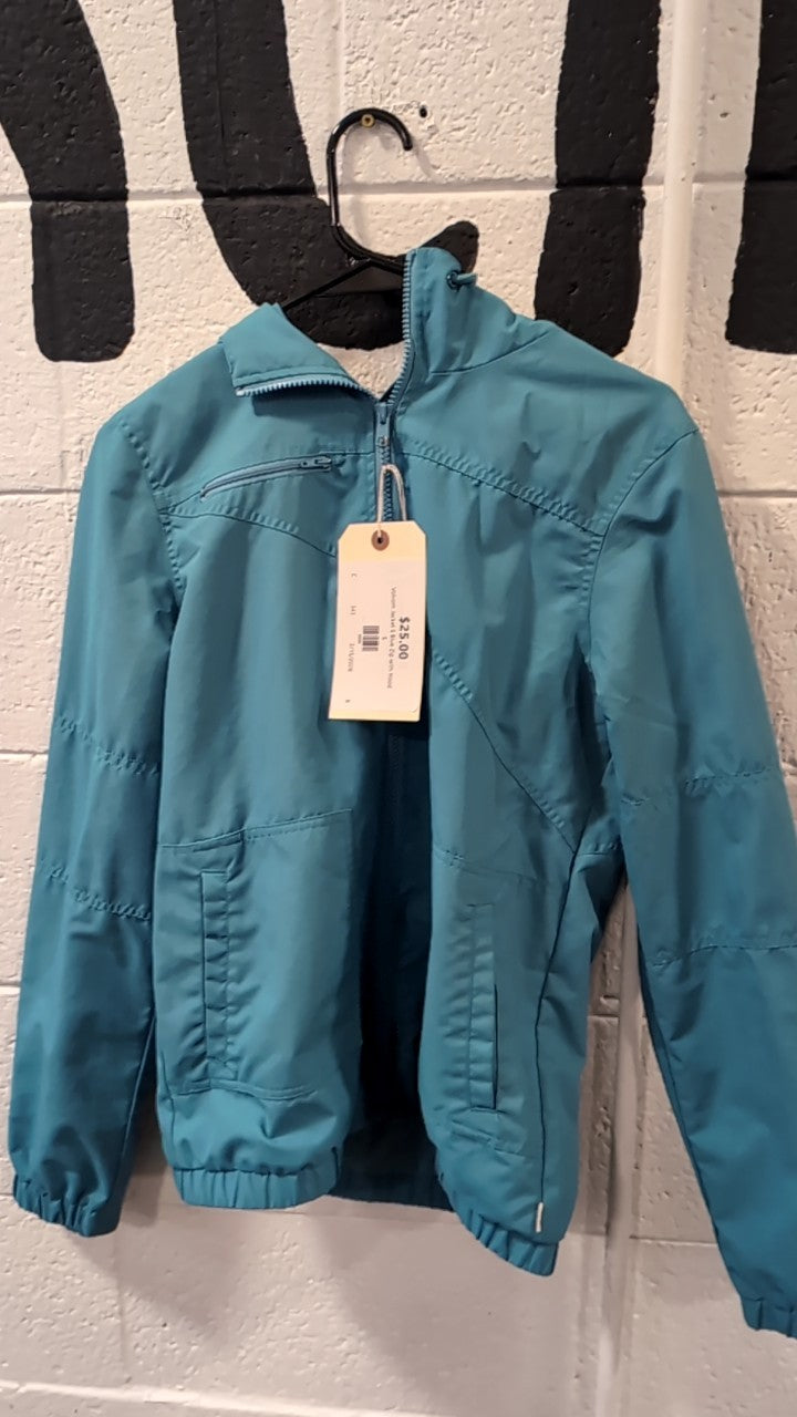 Volvom Jacket S Blue Zip with Hood
