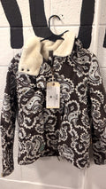 Burton Jacket (Full Zip/Snow) S Brown Faux Fur Lined