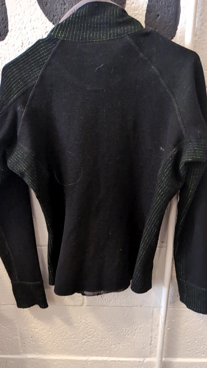 Mountain Hardware Jacket M Black Green Interior