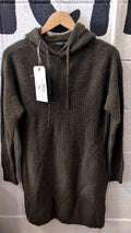 Toad & Co. Jacket M Green Whidby Hooded Sweater Dress