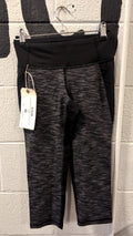 Lucypowermax Pants (Yoga) XS Black and Grey Capri