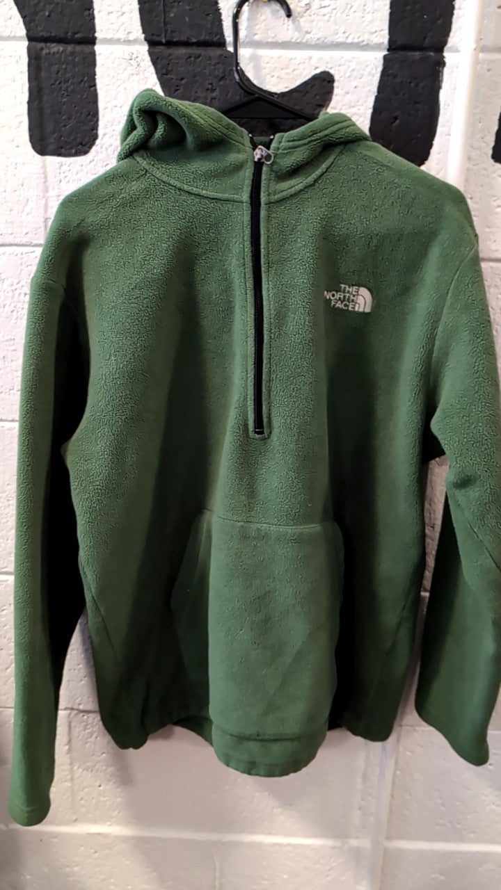 The North Face Fleece Jacket (Hood) S Green