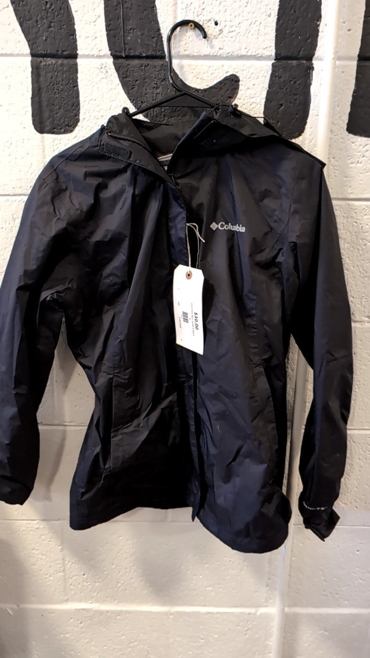 Columbia Rain Jacket S Black