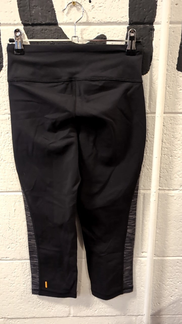 Lucypowermax Pants (Yoga) XS Black and Grey Capri