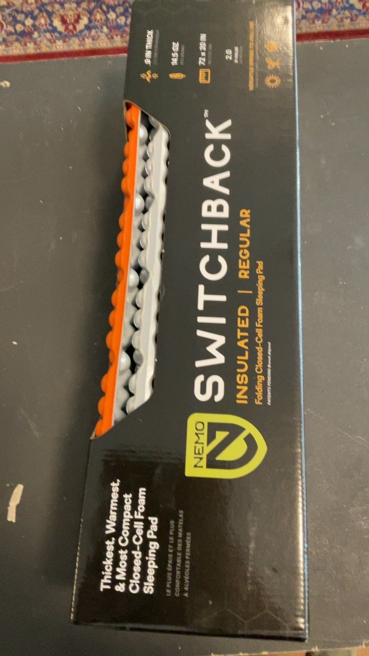 Nemo Sleeping Pad Regular Orange Switchback