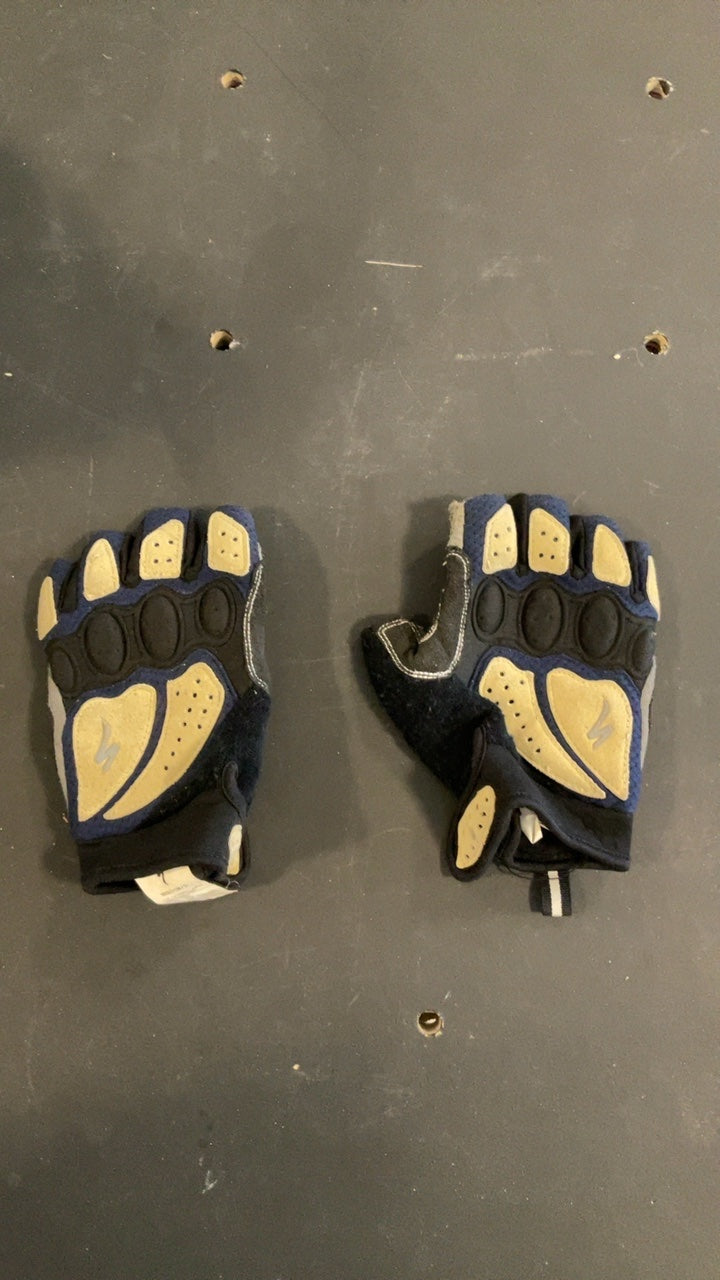 Specialized Bike Accessories (Gloves) M Blue/Brown Fingerless
