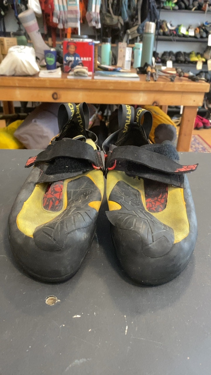 La Sportiva Skwama Climbing Shoes 42.5/9.5 Yellow/Black