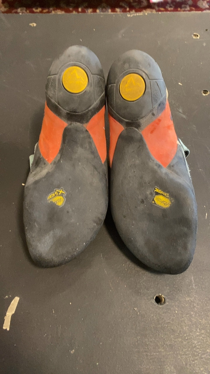 La Sportiva Otaki Climbing Shoes 39/6.5 White/Red/Blue