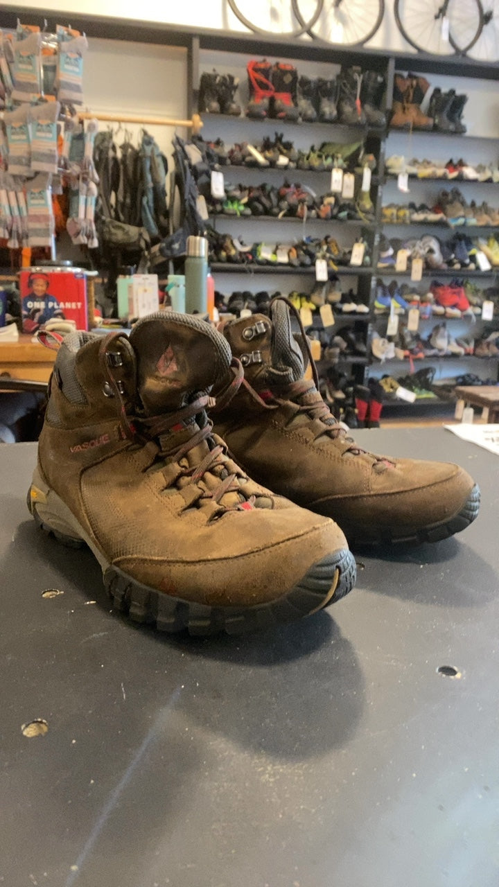 Vasque Talus Trek Ultradry Hiking Boots 9.5 Brown