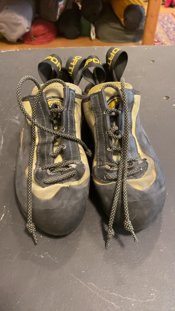 La Sportiva Miura Climbing Shoes 35.5/4 Yellow/Black