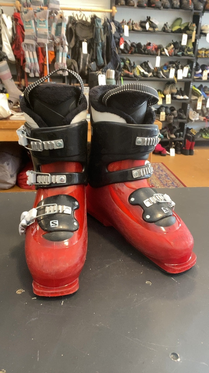 Salomon T3 Ski Boots M 26.5 Red/Black