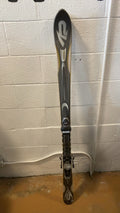 K2 Omni Jr. Skis 146cm Grey/Yellow w/ Rossignol Axium 100 Bindings