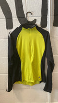 Shebeest Quarter-Zip Cycling Jacket M Hi-Vis/Black