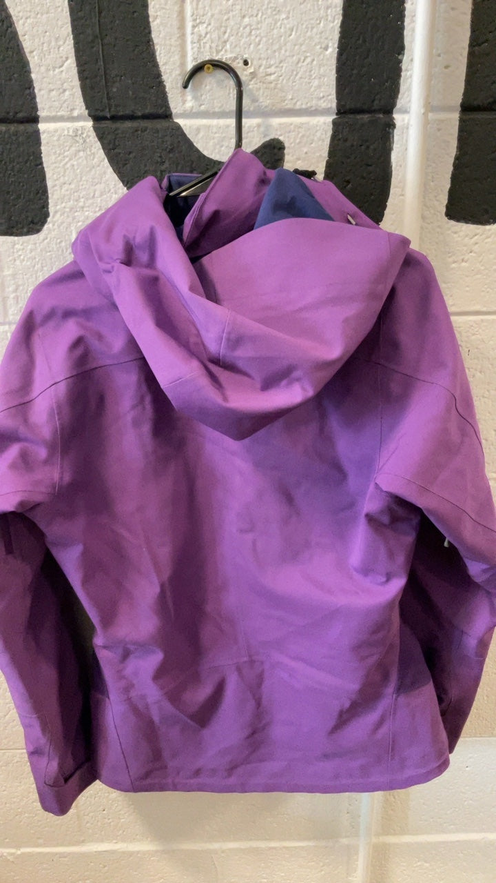 Patagonia Jacket (Full Zip/Snow) XS Purple W's Powder Bowl