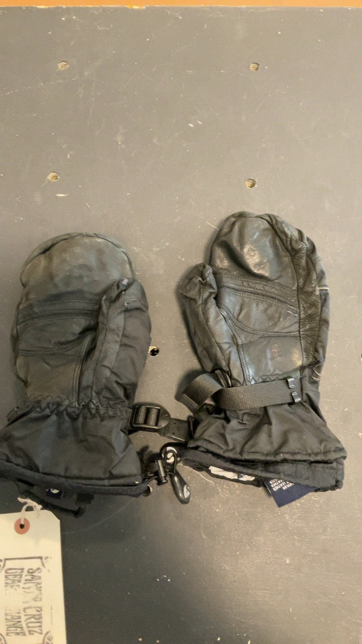 Swany Mittens (Snow) L Black W's