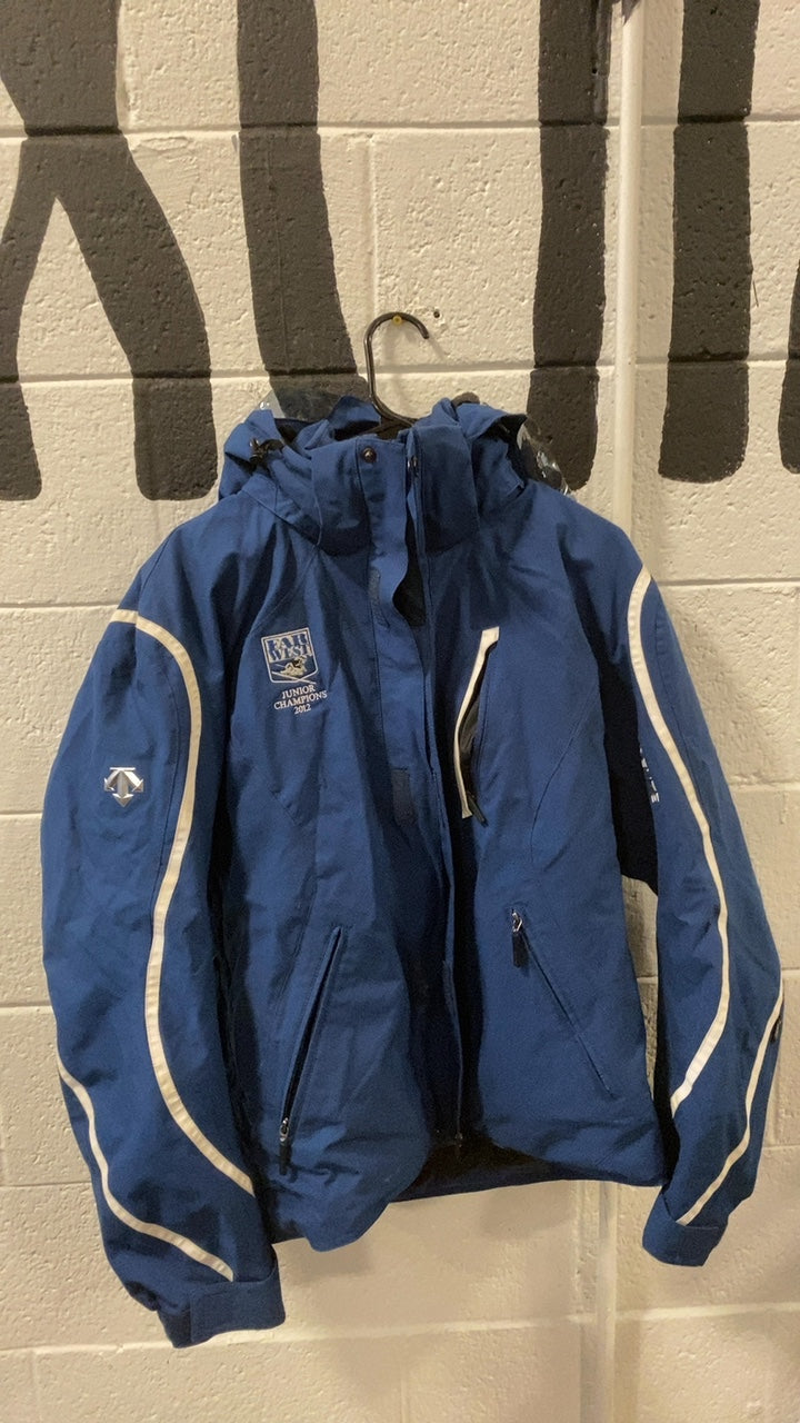 Descente Far West Junior Champions 2012 Air Drive Ski Jacket S Blue/White