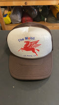 The Mobil Lee Vining, CA Hat Brown/White