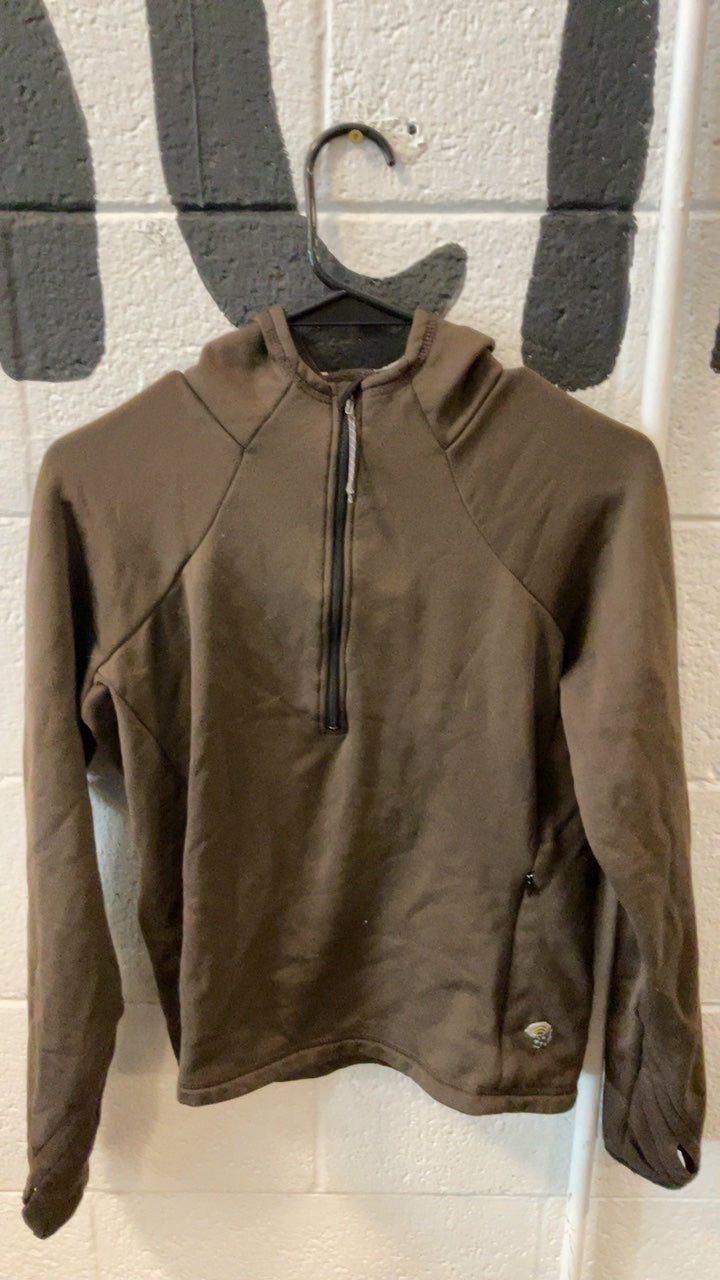 Mountain Hardware Jacket S Brown 1/4 Zip