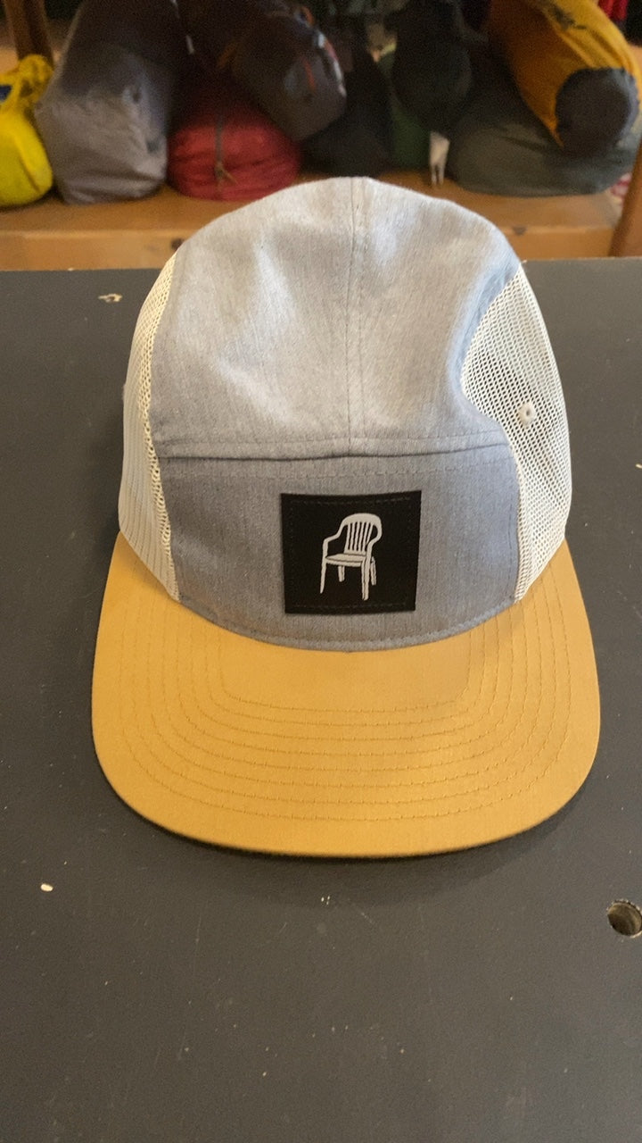 Lawn Chair Hat Blue/Yellow