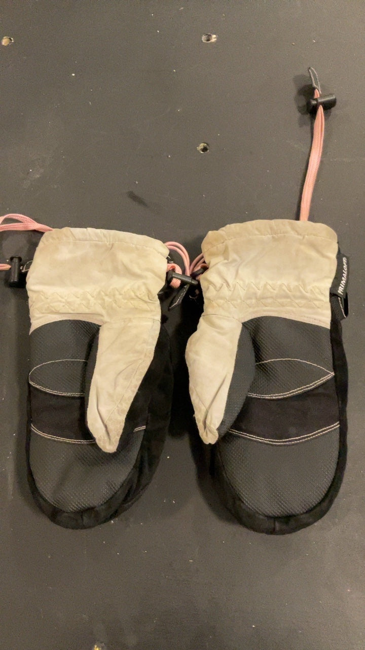 Scott Mittens (Snow) M White/Black Primaloft