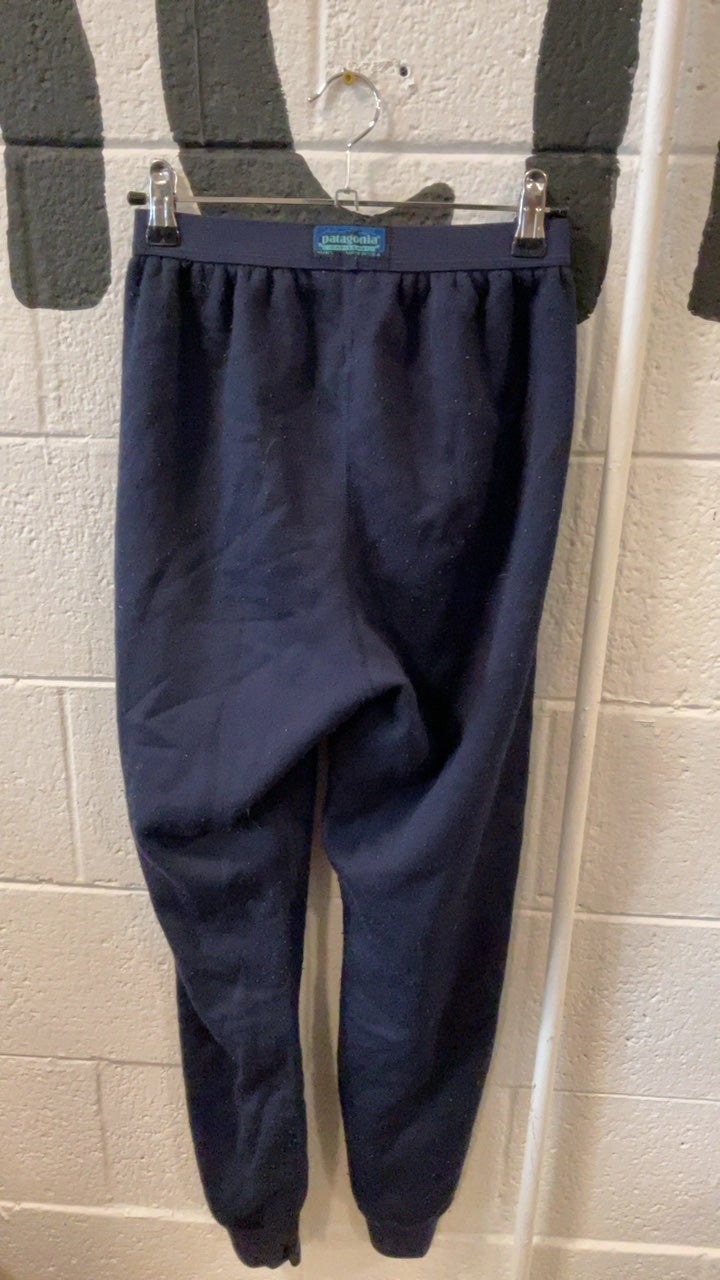 Patagonia Base Layer (Bottoms) M Blue Capilene