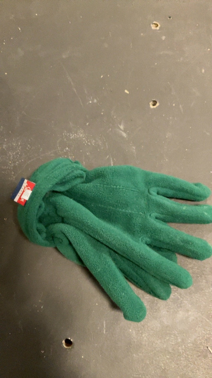 Surtex Gloves M/L Green UCSC Fleece