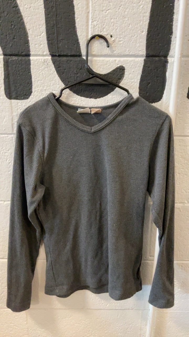 The North Face Base Layer (Top) S Grey Knit