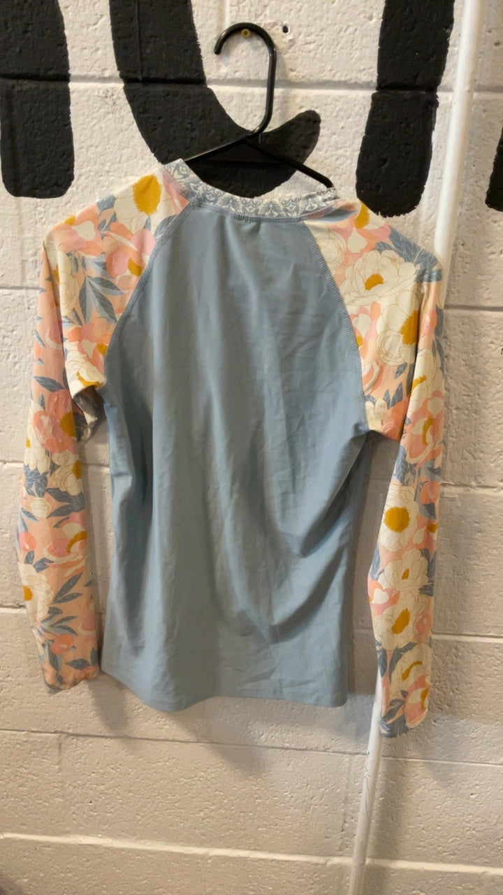 Body Glove Longsleeve Sport S Blue Flower Sleeve