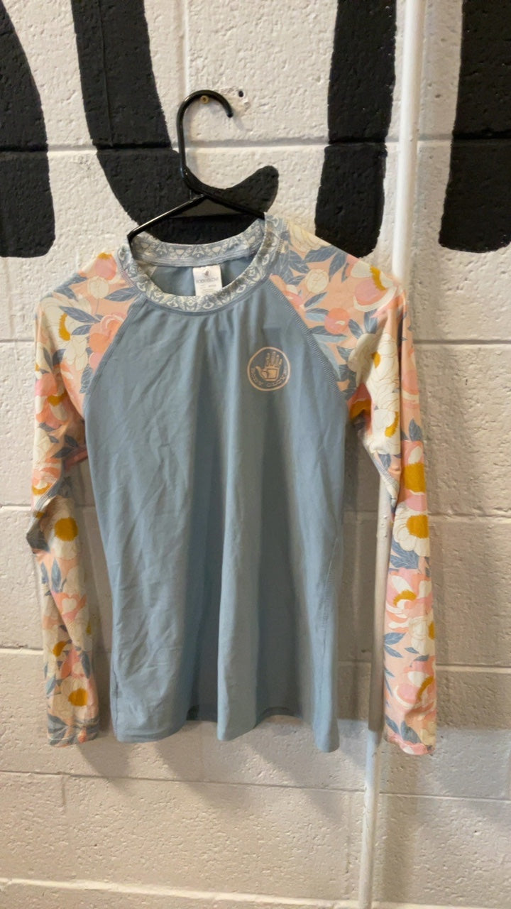 Body Glove Longsleeve Sport S Blue Flower Sleeve