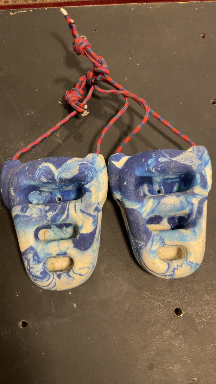 Metolius Climbing Gear Blue Marble Rock Rings