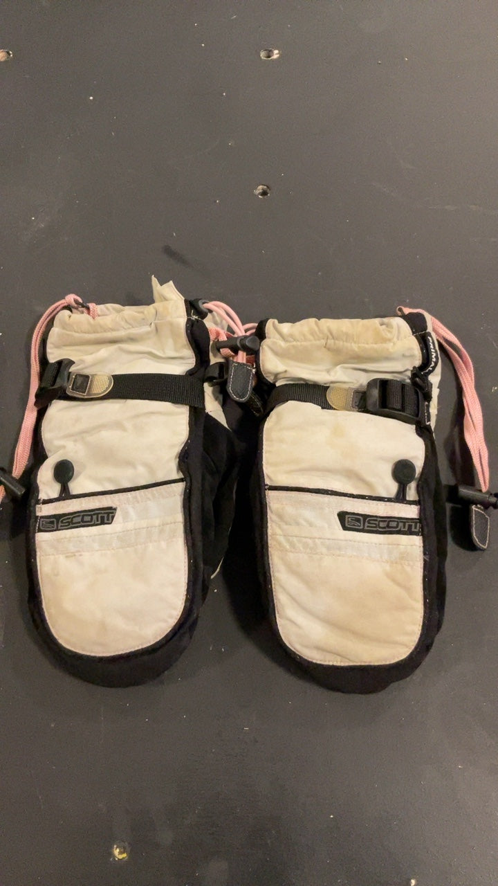Scott Mittens (Snow) M White/Black Primaloft