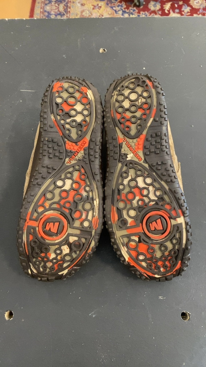 Merrell Imporv Moc Tumbleweed Shoes 7.5 Brown/Orange