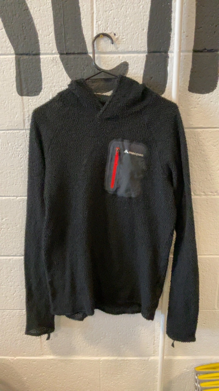 Macpac Jacket M Black Nitro Fleece