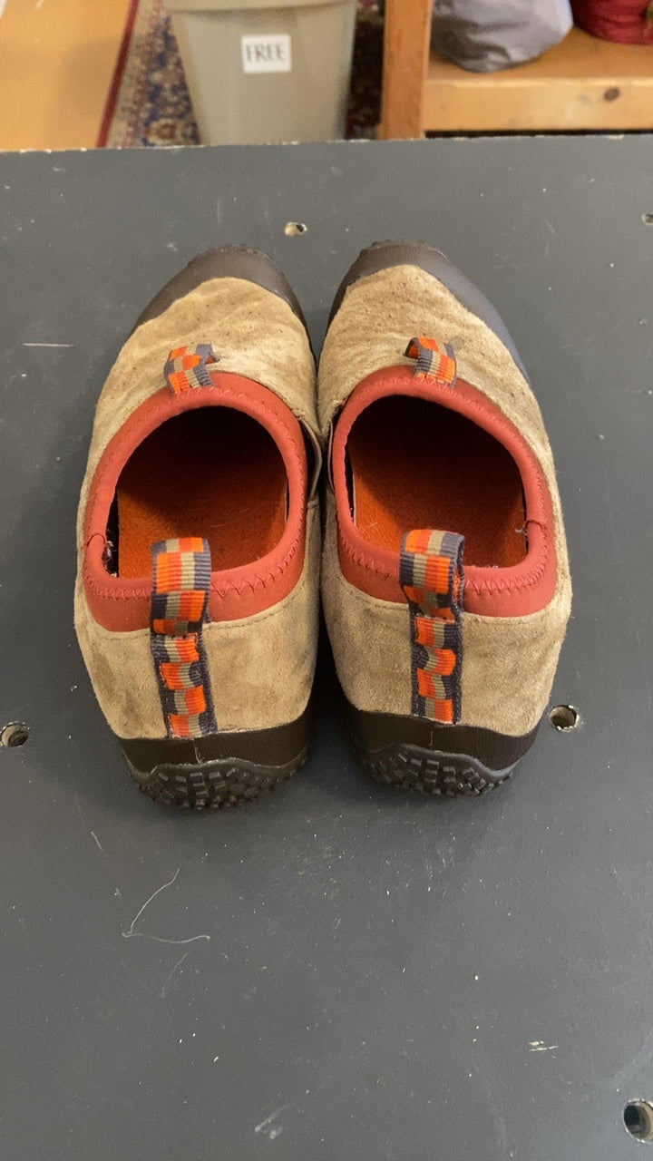 Merrell Imporv Moc Tumbleweed Shoes 7.5 Brown/Orange