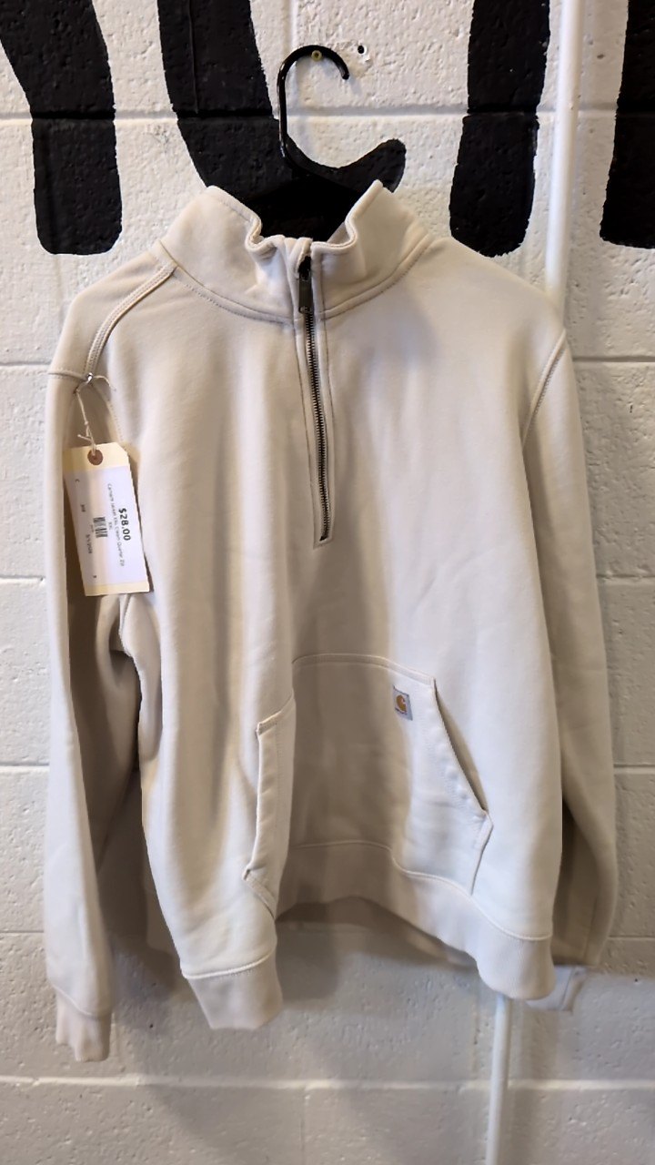 Carhartt Jacket XXL Cream Quarter Zip