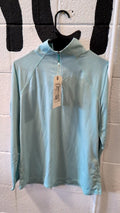 Eddie Bauer Jacket M Blue Lightweight Quarter Zip