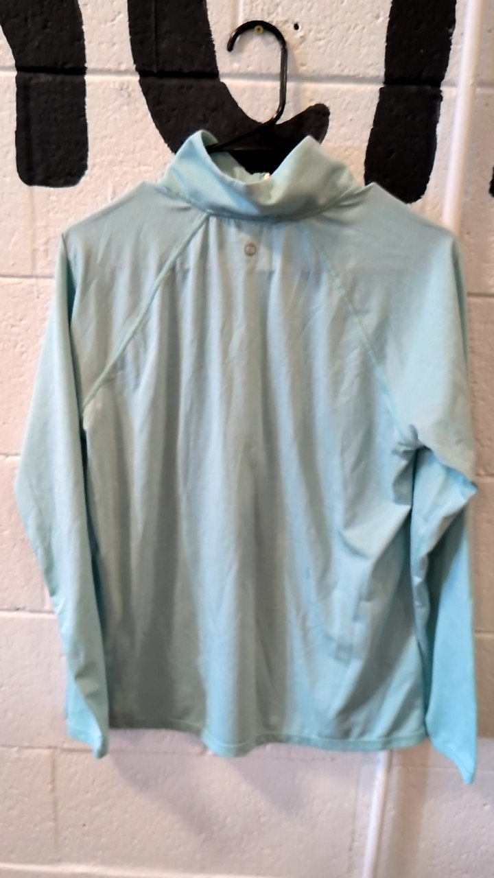 Eddie Bauer Jacket M Blue Lightweight Quarter Zip