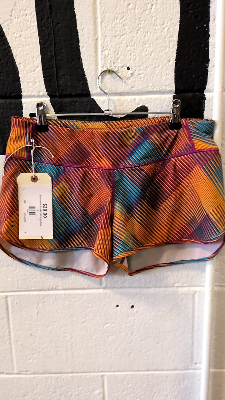 Smartwool Shorts S Orange/Blue