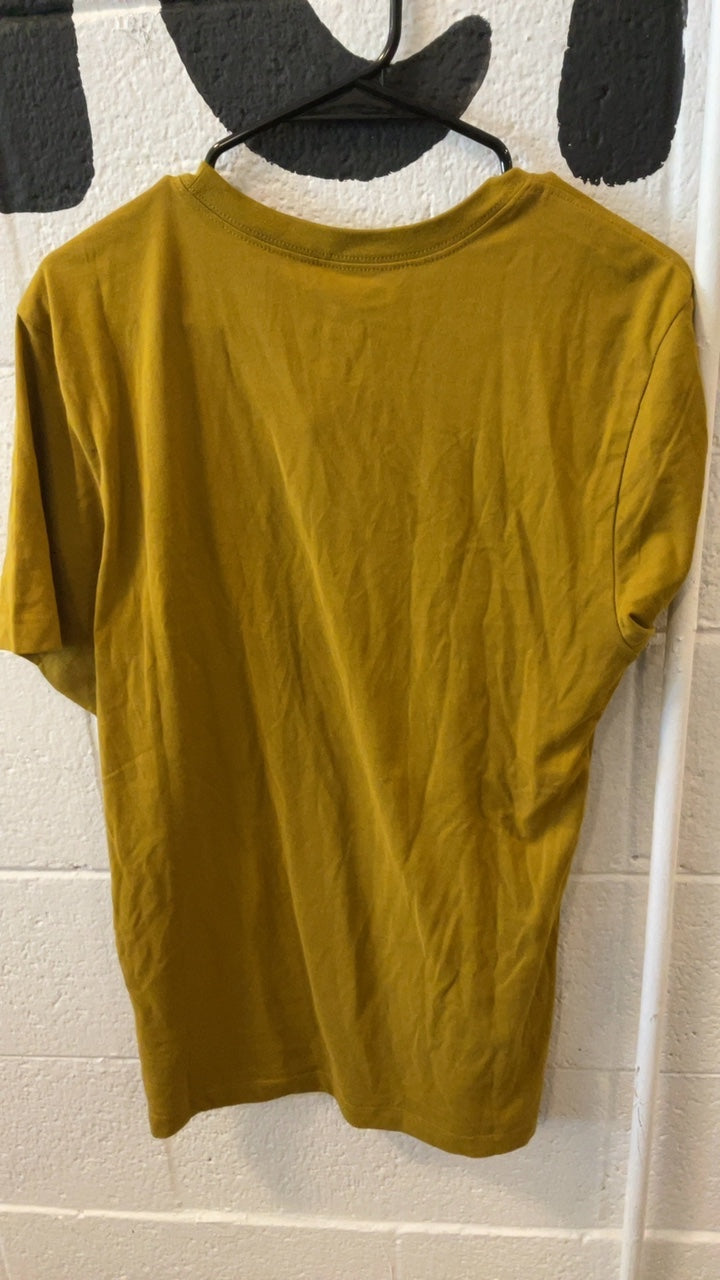 Nike T-Shirt S Yellow Nike Trail