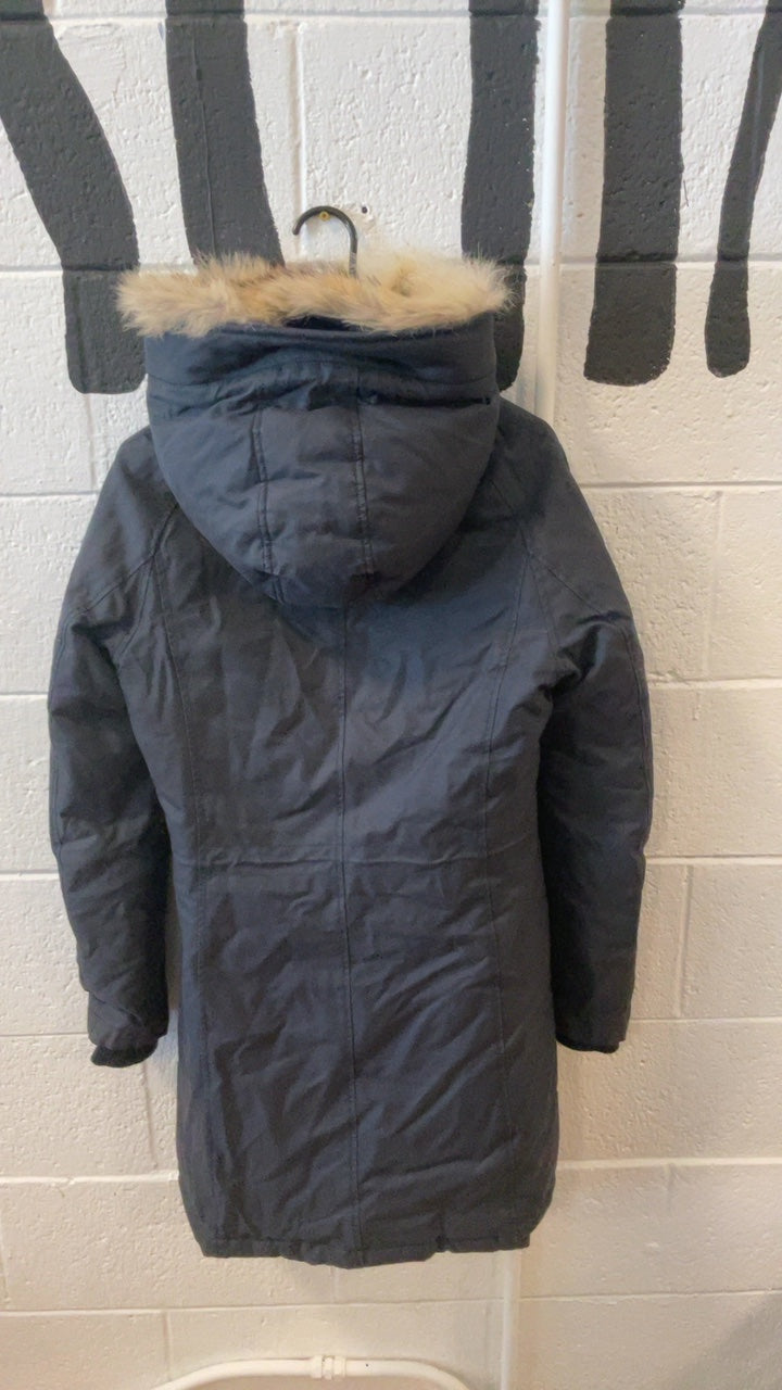 Spiewak Fur-Trimmed Insualted Jacket S Blue