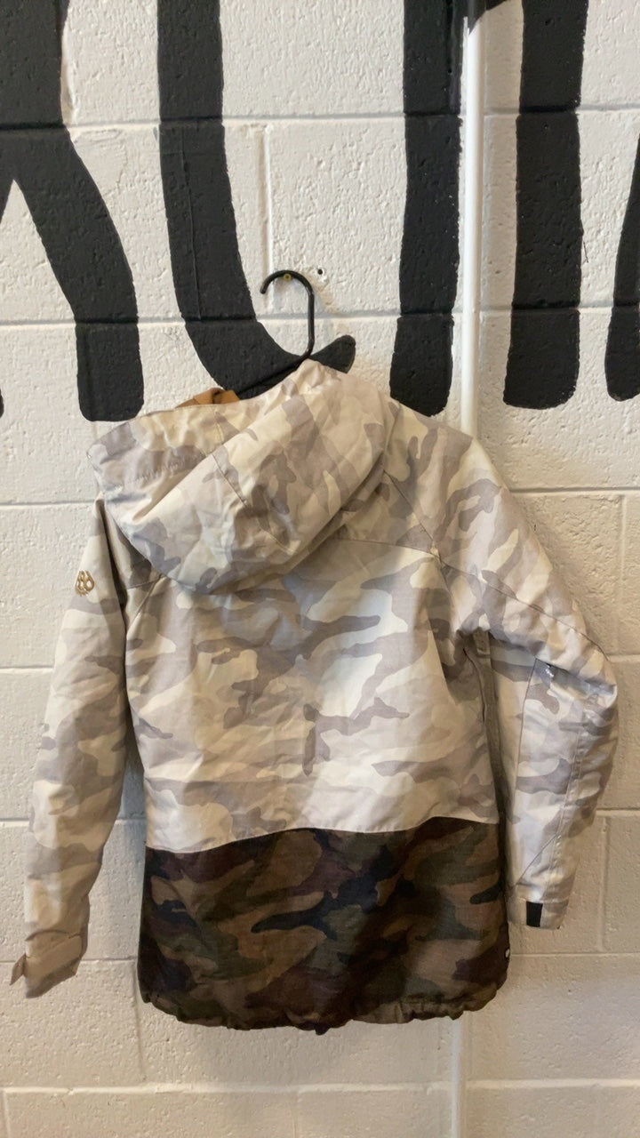 686 Women's Athena Insulated Jacket XS White Camo/Green Camo
