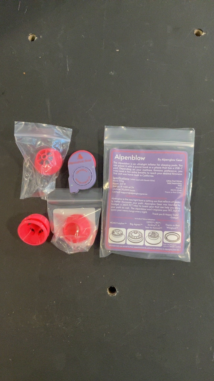 Alpenglow Gear Alpenblow Camping Accessories Purple