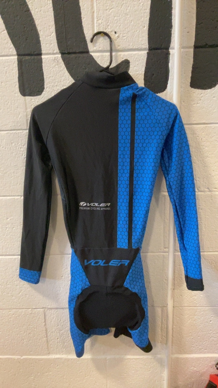 Voler Men's CX Skinsuit (Biking) XS Black/Blue
