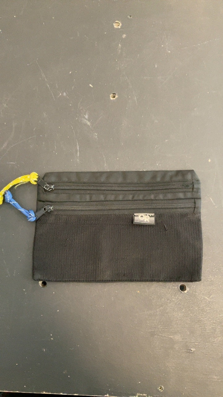 Outdoor Research 2 Zipper Pouch Bag Black