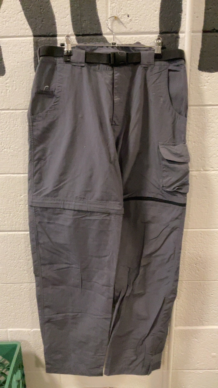 Last Chance Sportswear Zip-Off Pants L Grey