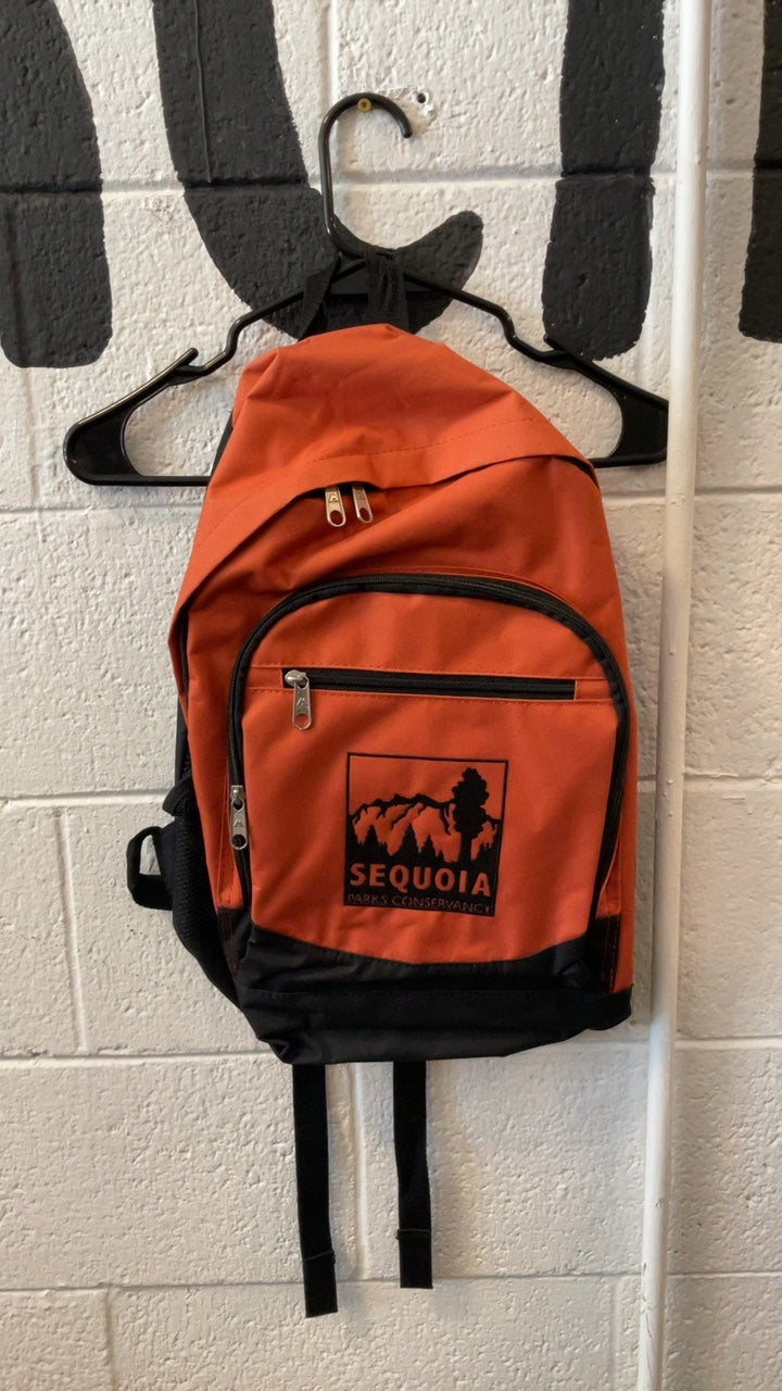 Everest Sequoia Park Conservancy Backpack Orange/Black