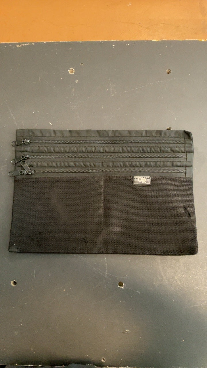 Outdoor Research 3 Zipper Pouch Bag Black